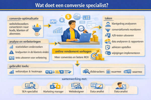 Wat doet een conversie specialist